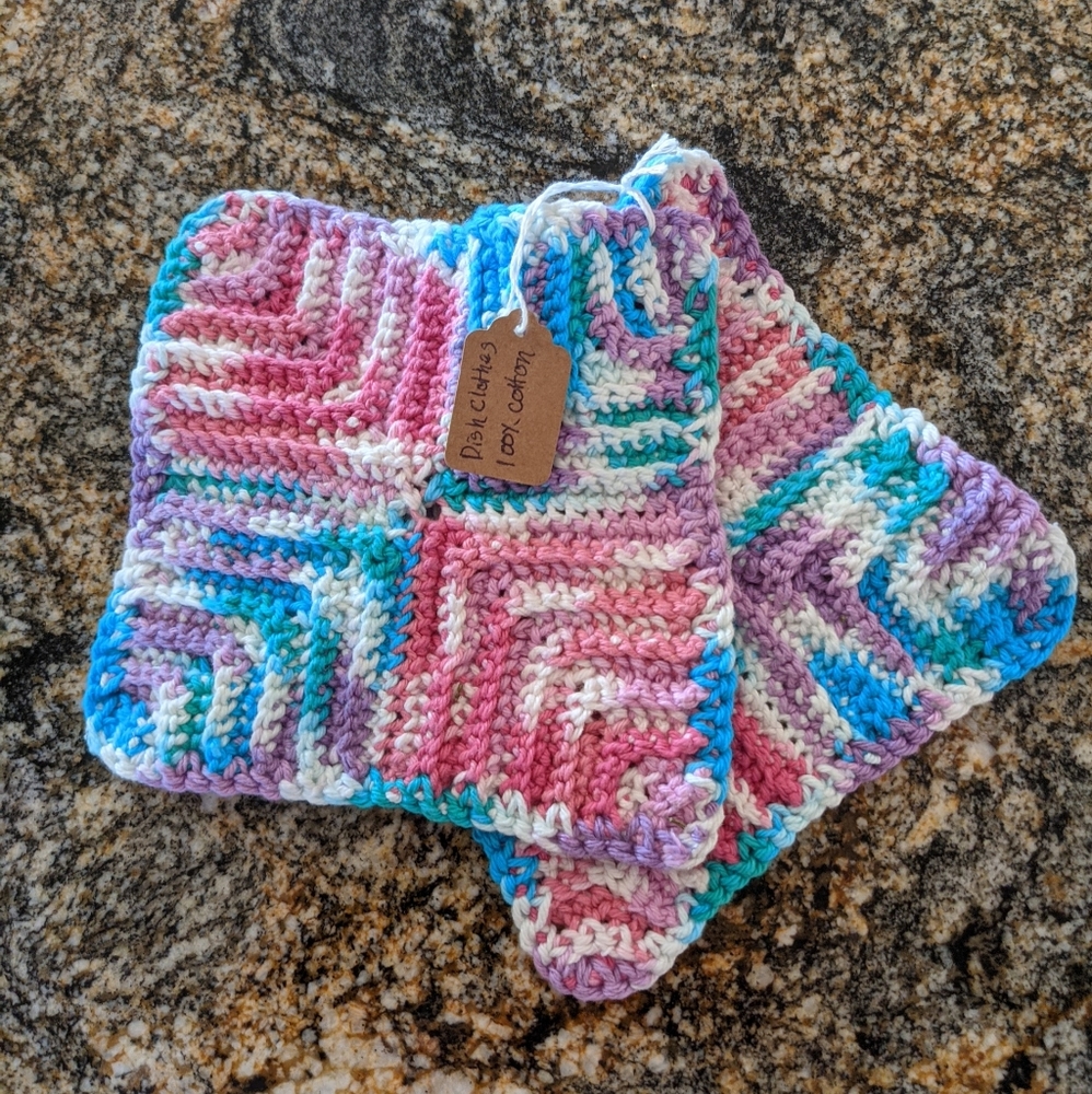 Crochet Cotton Dishcloths